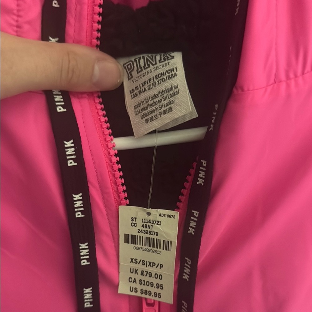 PINK Victoria's Secret Colorblock Windbreaker